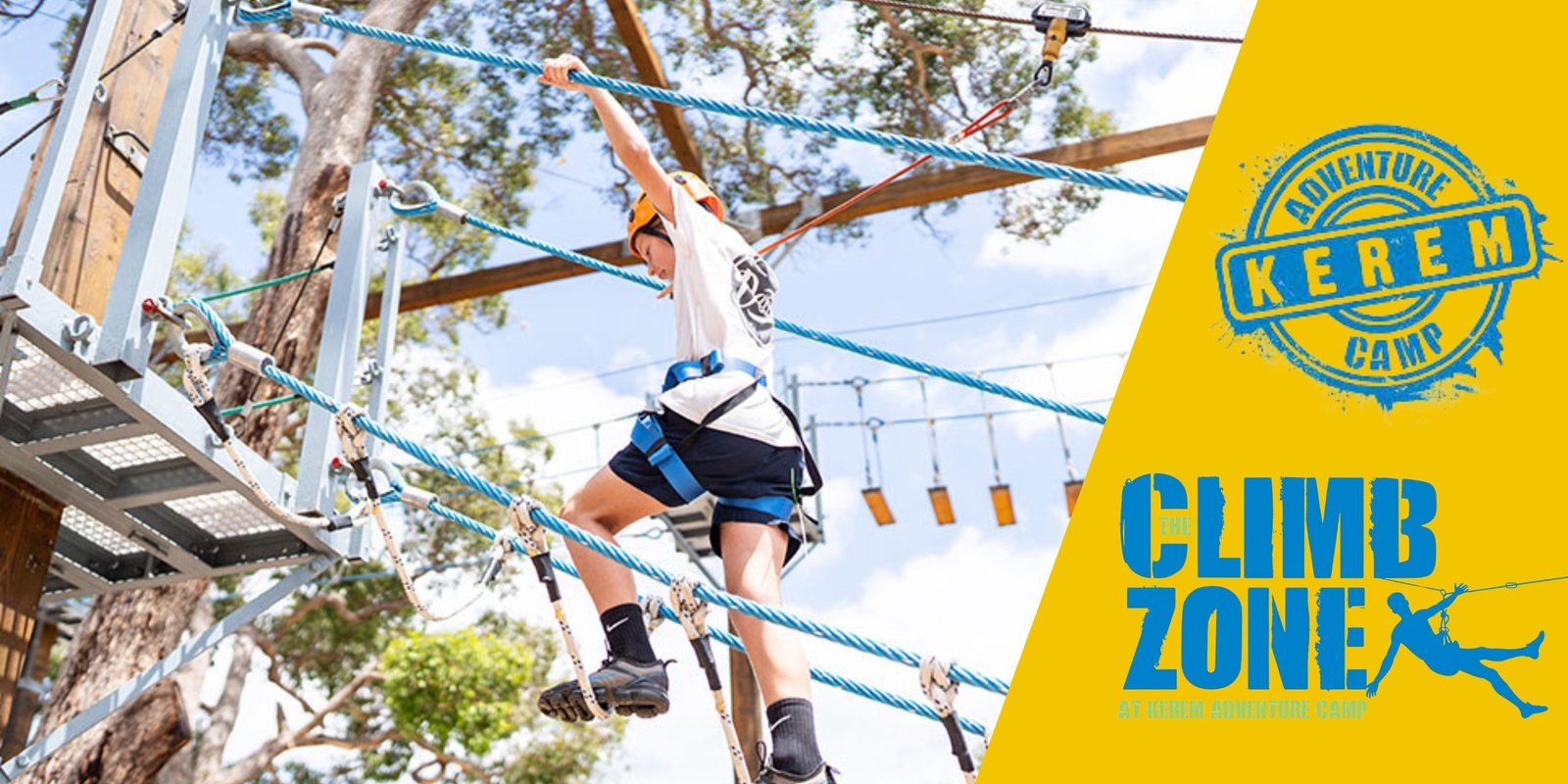 Banner image for Kerem Adventure Camp Climb Zone School Holidays 2024