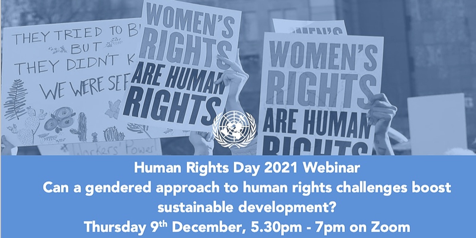 Human Rights Day 2021 Webinar: Can a gendered approach to human rights challenges boost sustainable development?