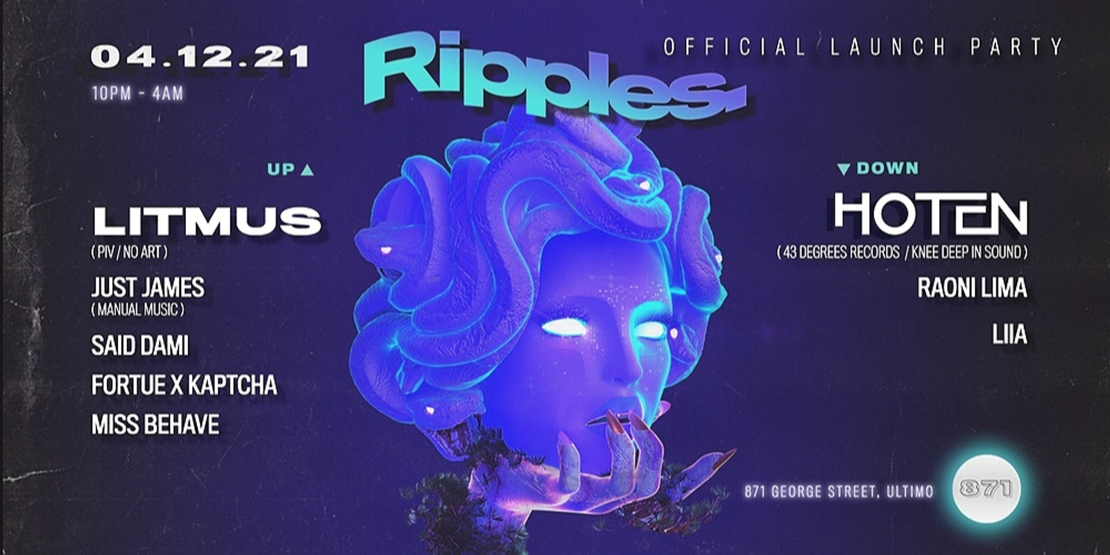 Banner image for Ripples | 871 | Ft. LITMUS | Re-Launch Party