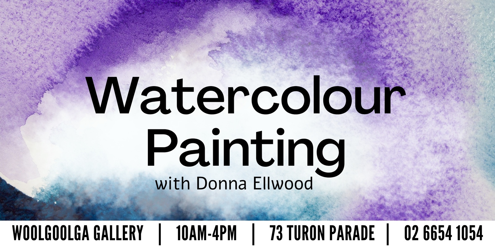 Banner image for Watercolour Class with Donna Ellwood - (6 weeks) 24T4