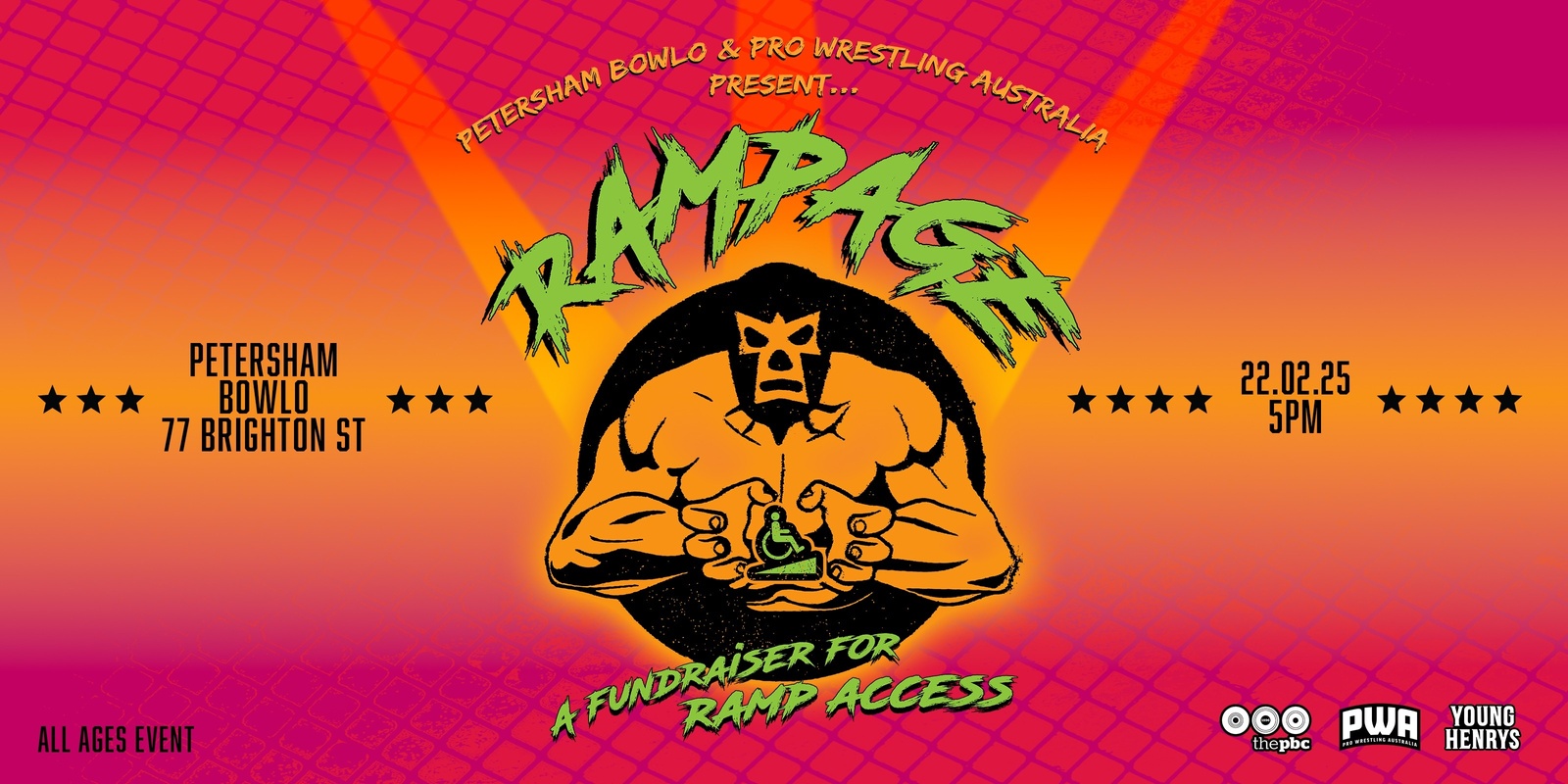 Banner image for RAMPAGE - A fundraiser for ramp access