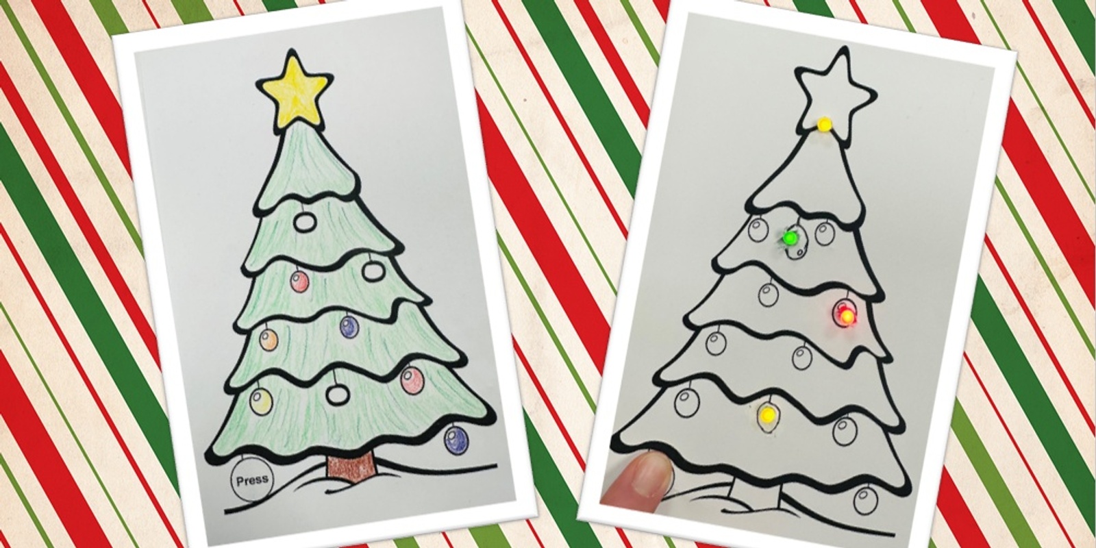 Banner image for Make your Own Light Up Christmas Card at Mirrabooka Library 
