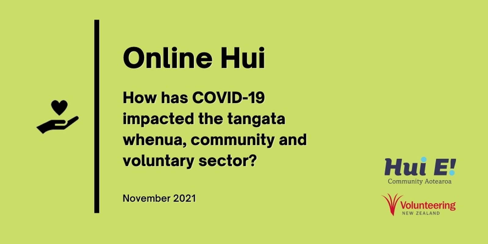 Banner image for COVID-19 Hauora wellbeing research report webinar: Community Sector Update