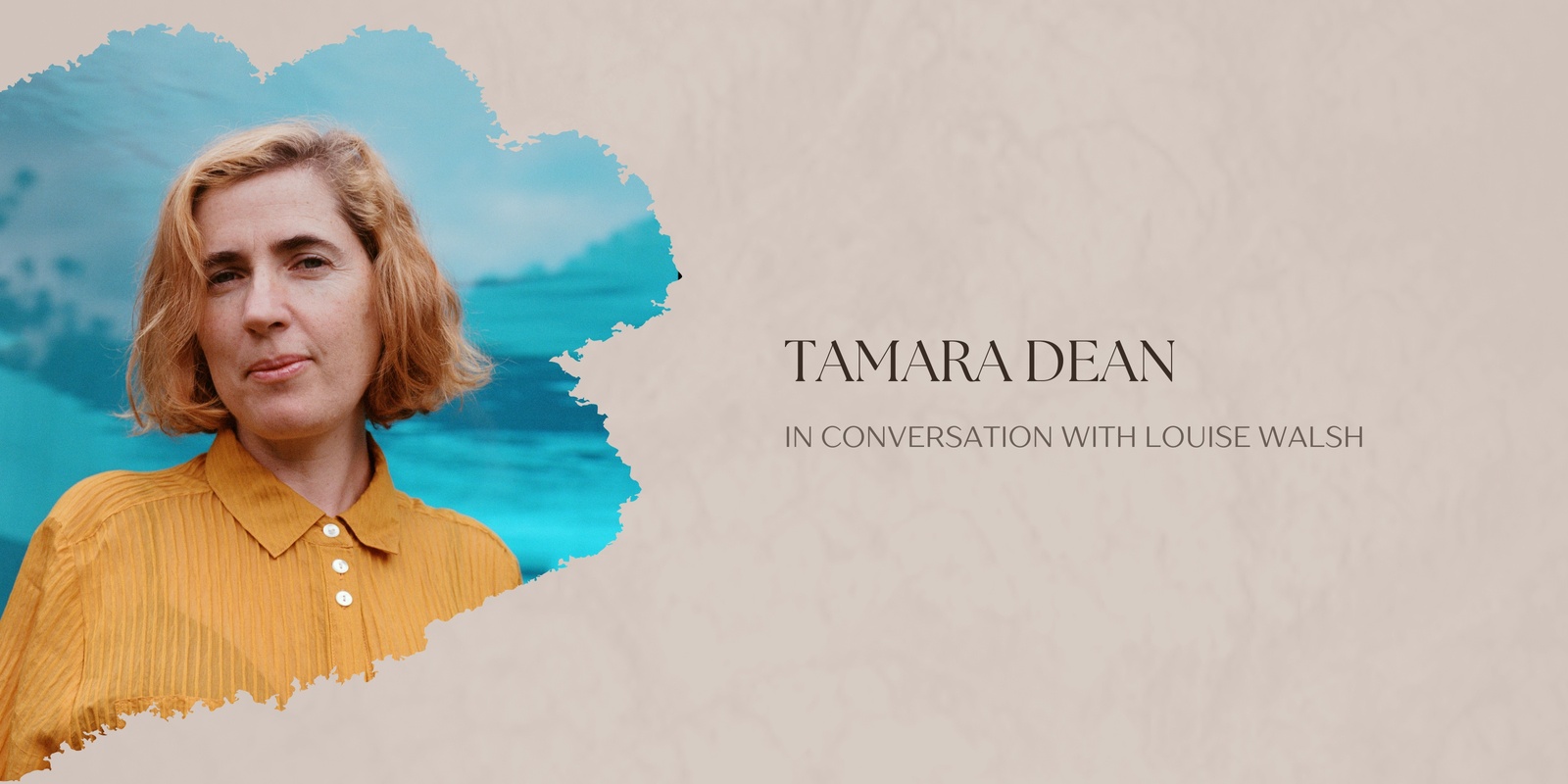 Banner image for Tamara Dean In Conversation