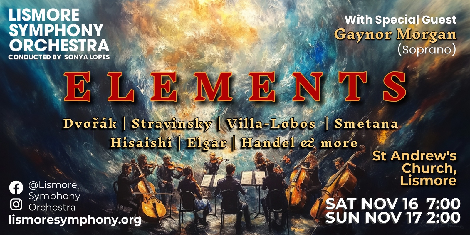 Banner image for Lismore Symphony Orchestra: Elements