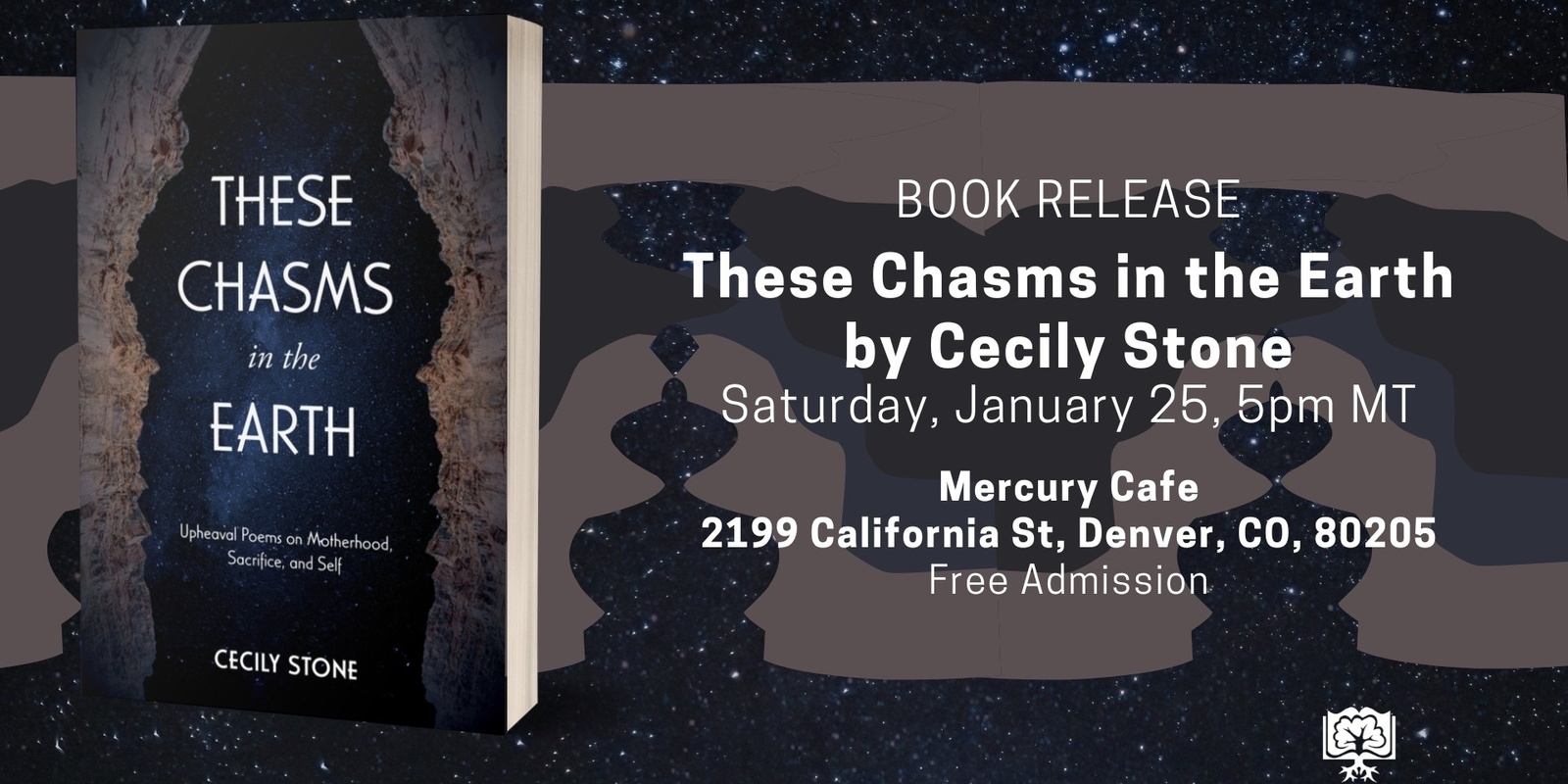 Banner image for Book Release: These Chasms in the Earth by Cecily Stone