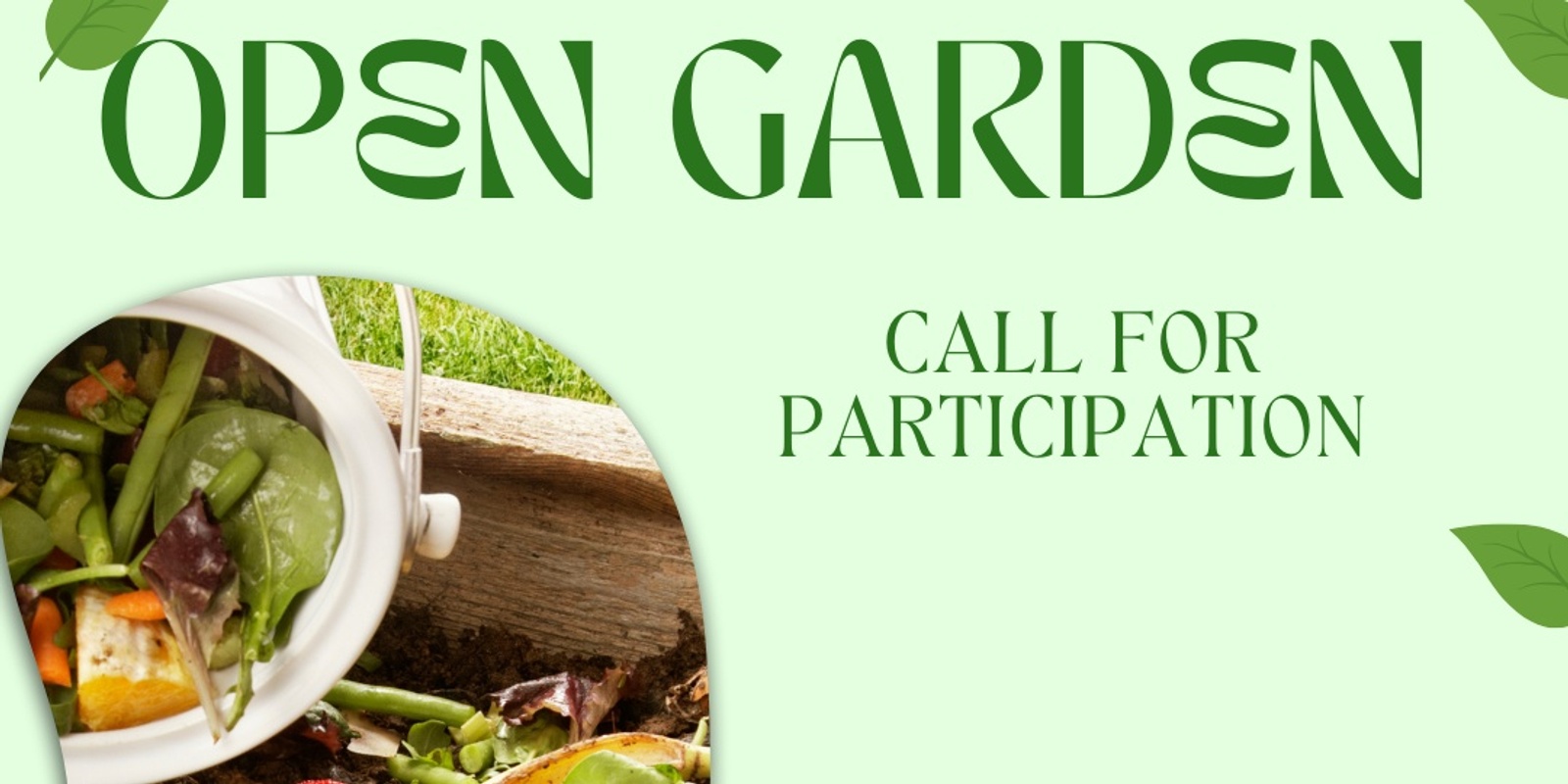 Banner image for OPEN GARDEN