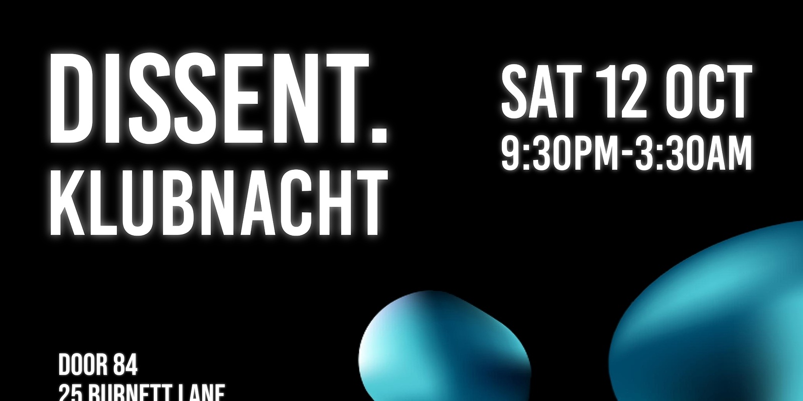 Banner image for Dissent Klubnacht ft. Justin Muscat