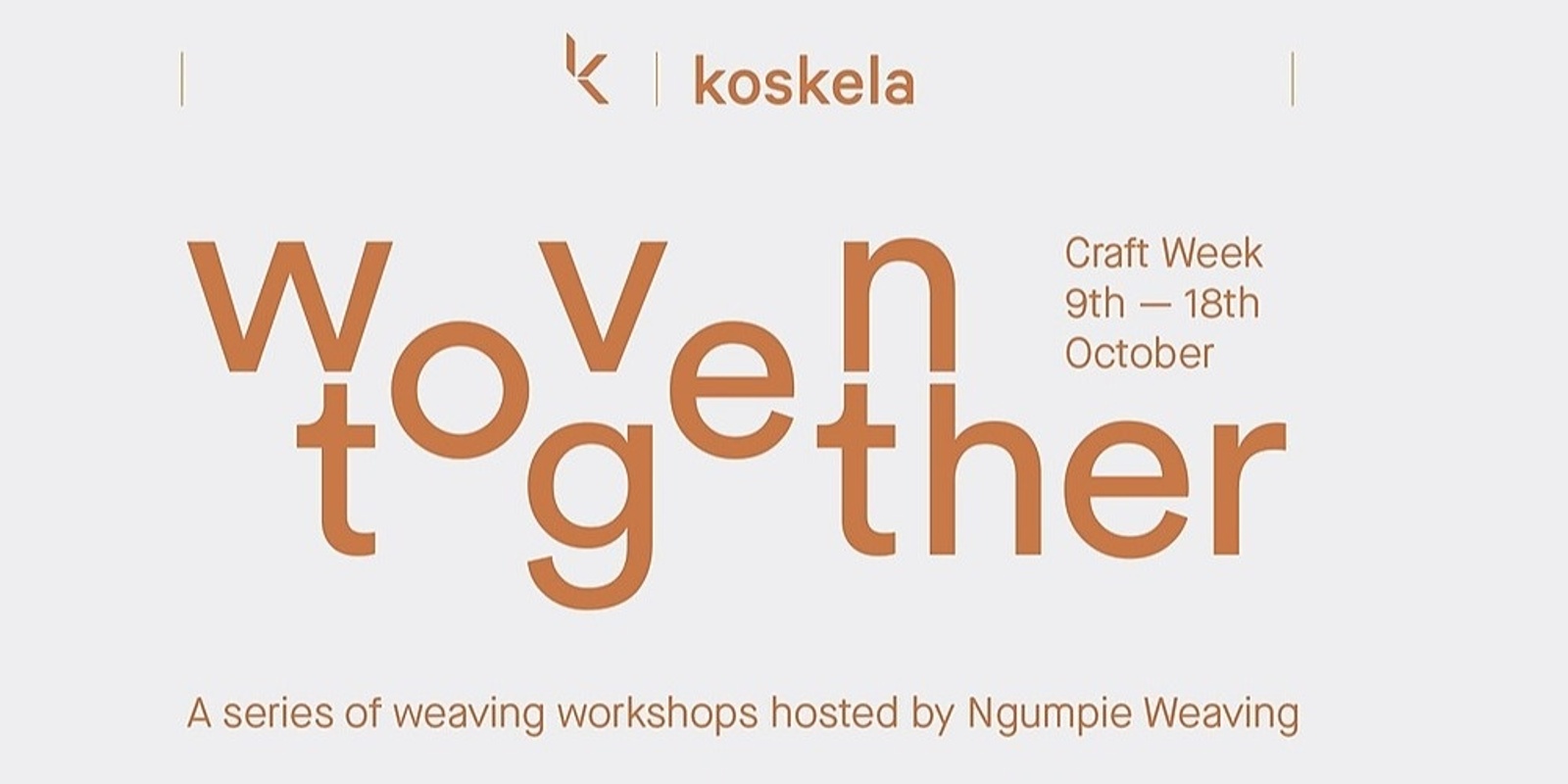 Banner image for Craft Week Weaving Workshop with Ngumpie Weaving