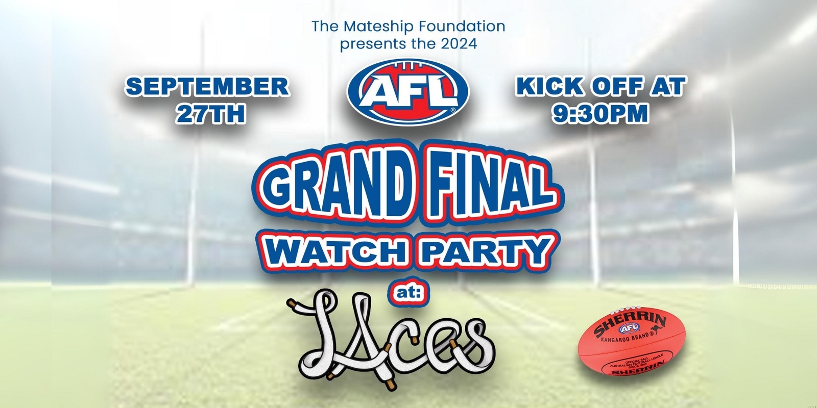 Banner image for AFL Grand Final Watch Party @ LAces