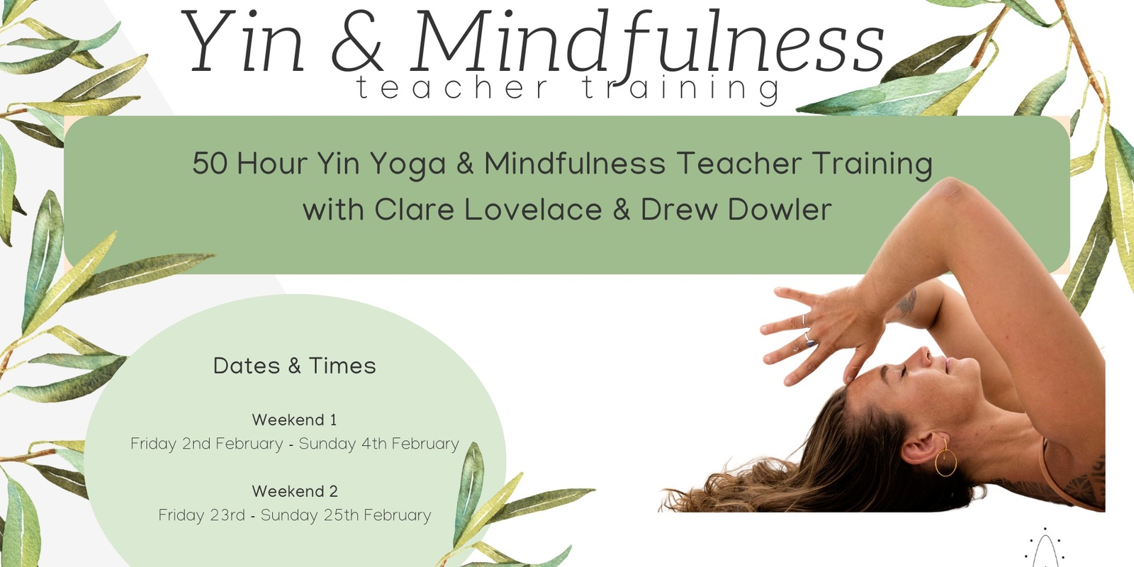 Banner image for Yin & Mindfulness 50 Hour Teacher Training