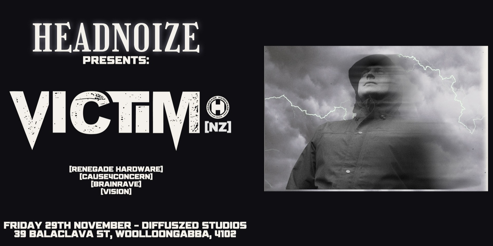 Banner image for Headnoize Pres. Victim (NZ)