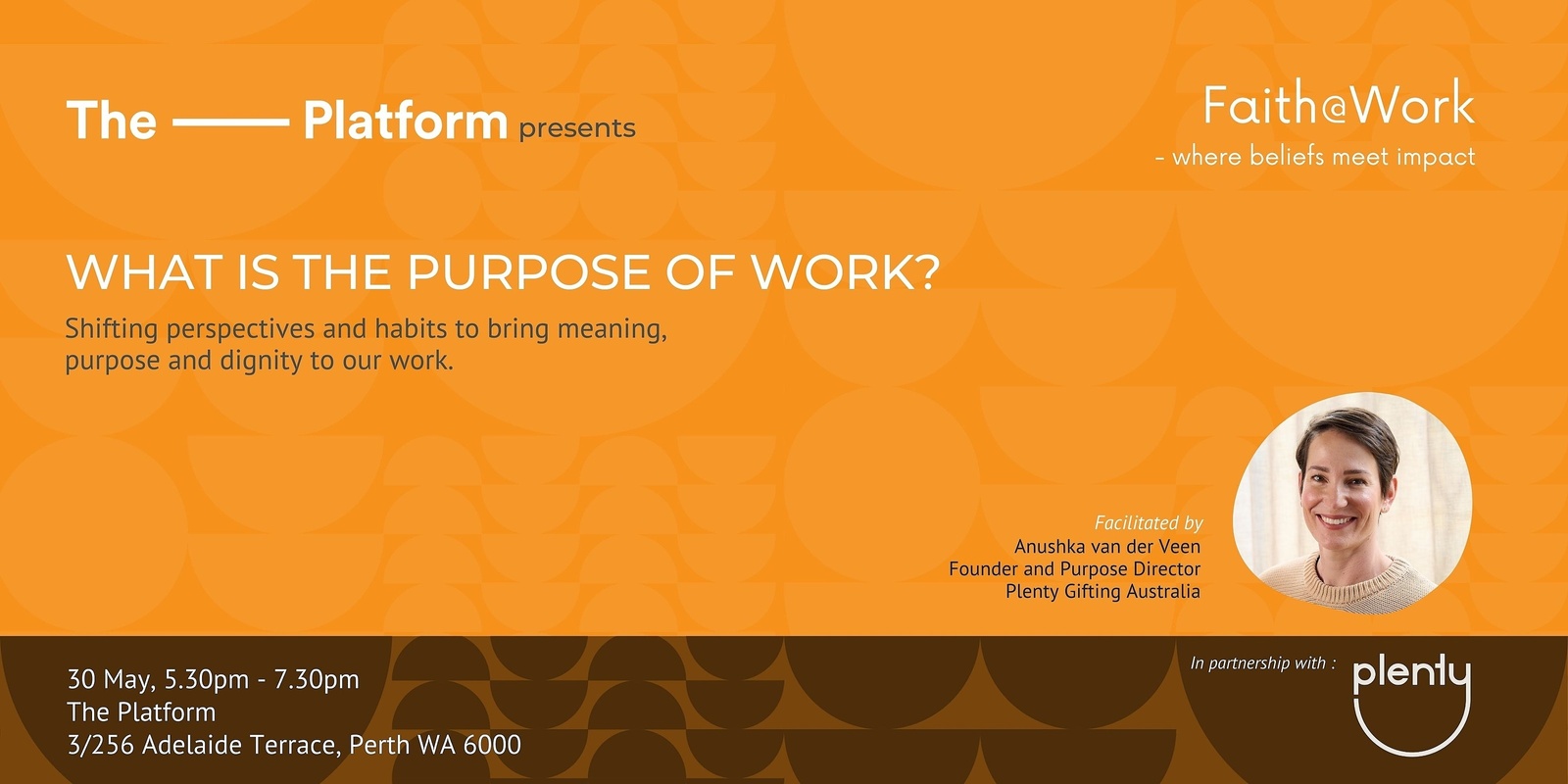 Banner image for Faith@Work : What is the Purpose of Work