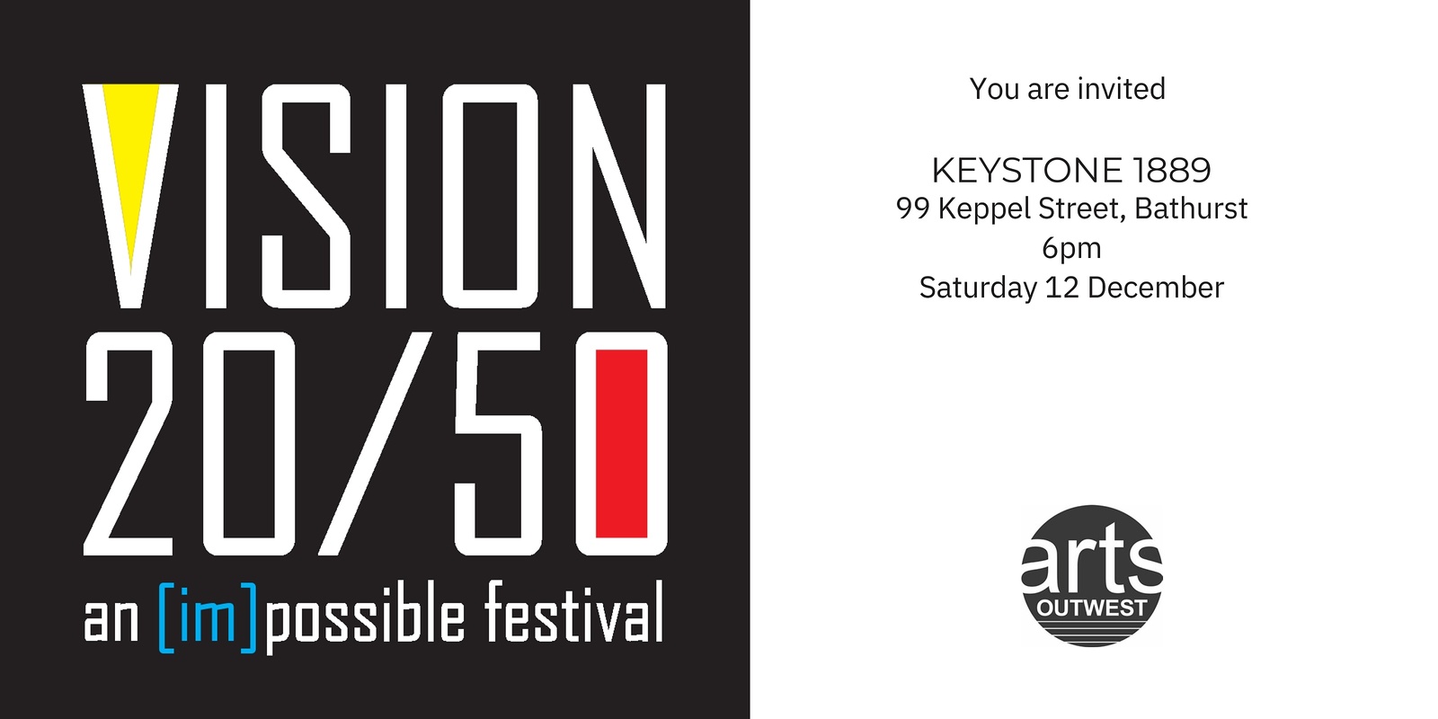 Banner image for Vision 20/50 an (im)possible Festival Launch