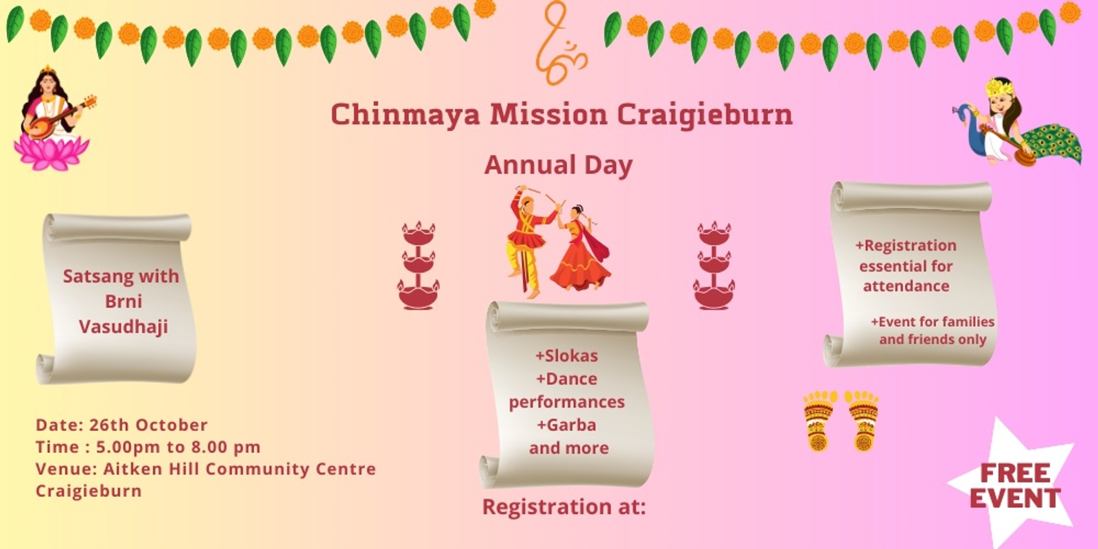 Banner image for Chinmaya Mission Craigieburn Annual Day