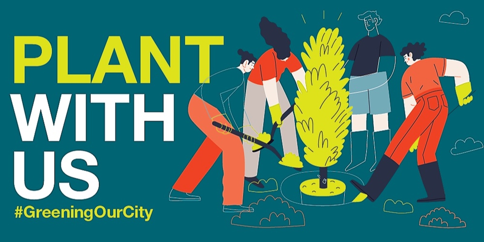Banner image for [POSTPONED] PLANT WITH US - COMMUNITY PLANTING DAY - August
