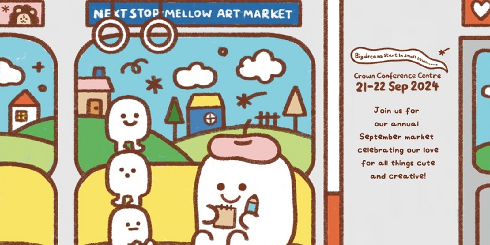 Banner image for Mellow Art Market - September 2024 🚂 [Big Dreams Start in Small Towns]