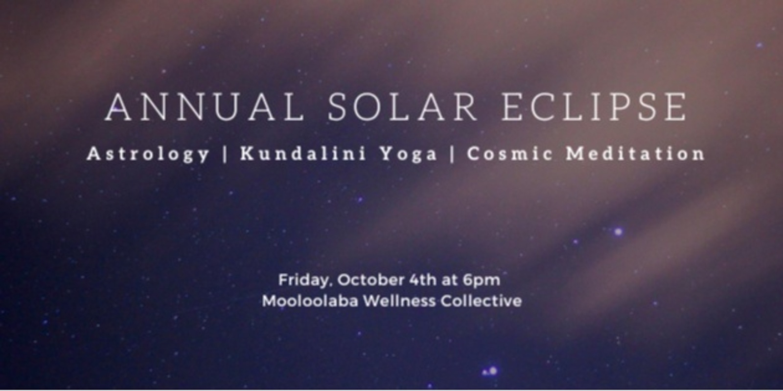 Banner image for Annual Solar Eclipse & Manifestation