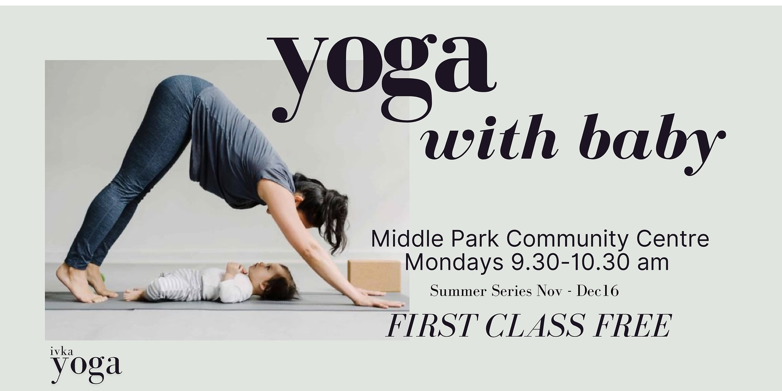 Banner image for Dec 16 Yoga With Baby Middle Park