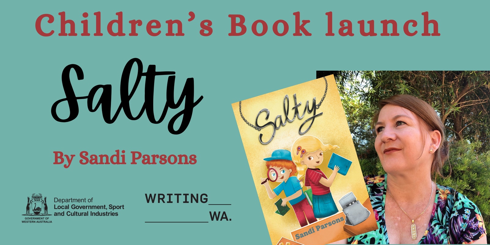 Banner image for Children's Book Launch: Salty by Sandi Parsons