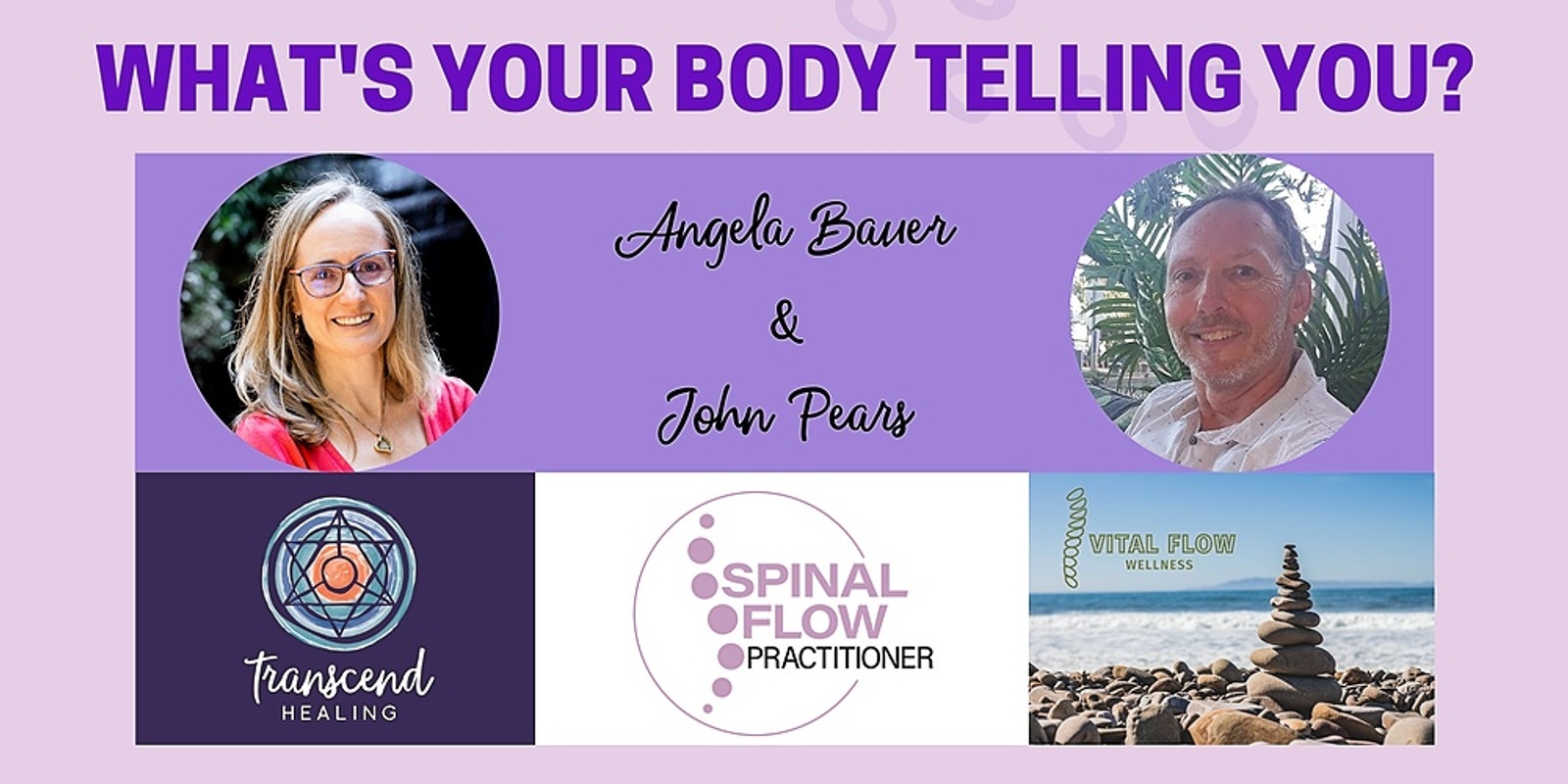 Banner image for What's your body telling you? - The Spinal Flow Technique