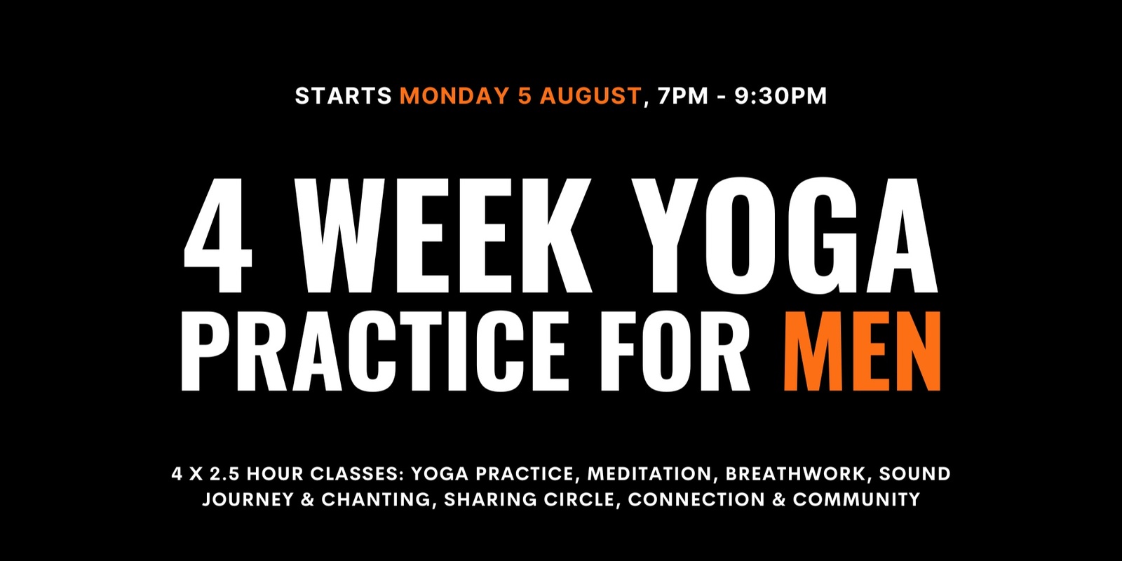 Banner image for 4 Week Yoga Practice for Men