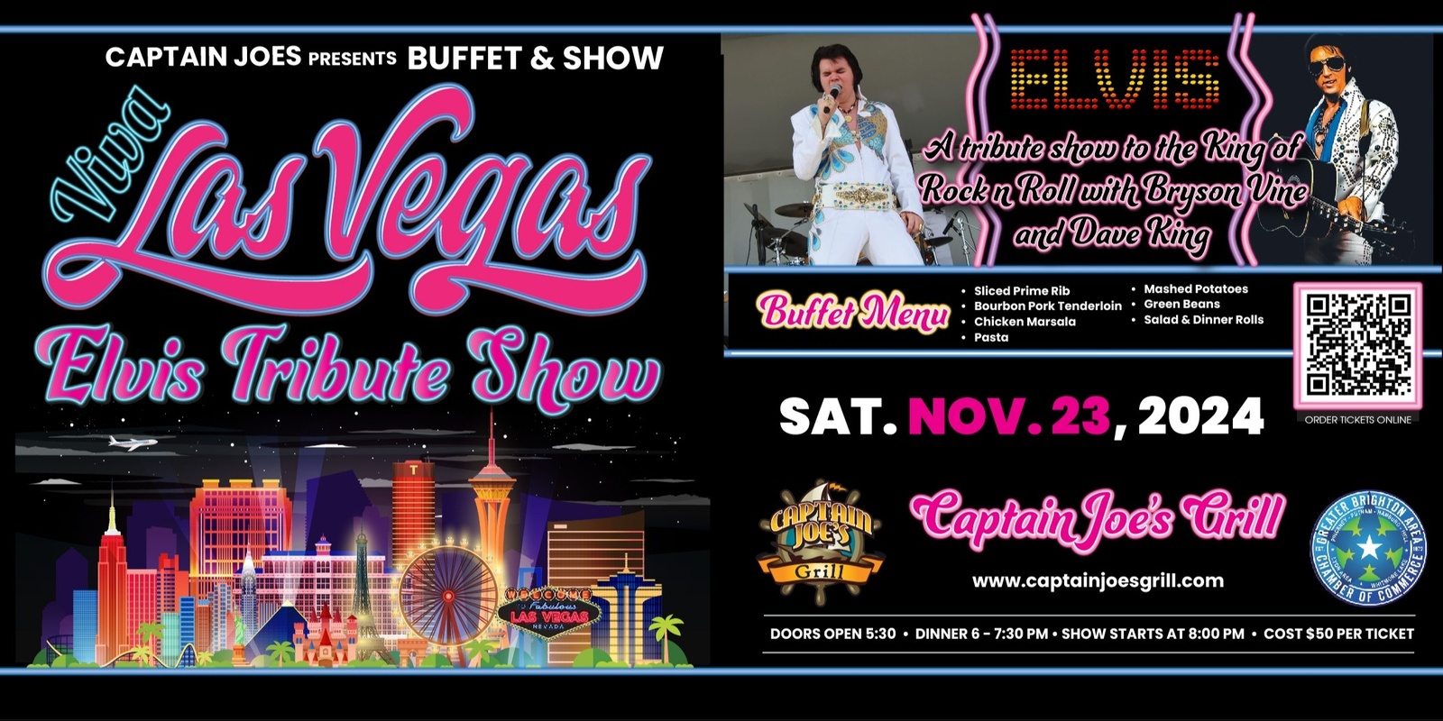 Banner image for THE OLD AND YOUNG ELVIS TRIBUTE DINNER & SHOW