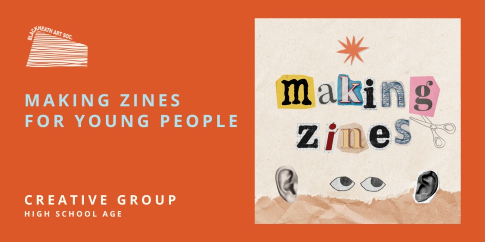 Banner image for Making Zines for young people (5 week creative group)