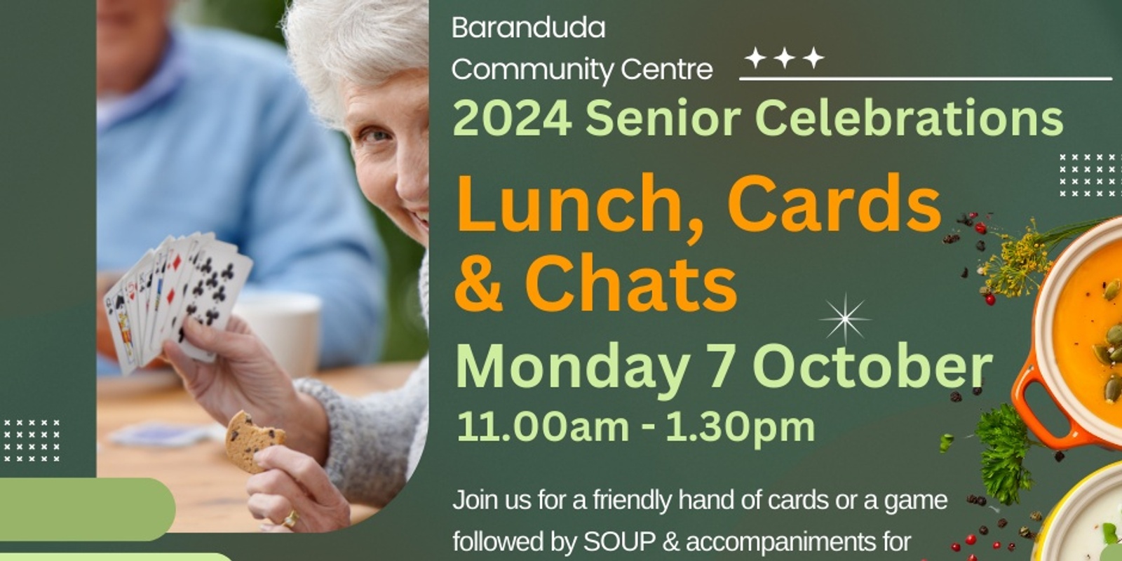 Banner image for SENIORS WEEK cards lunch chat