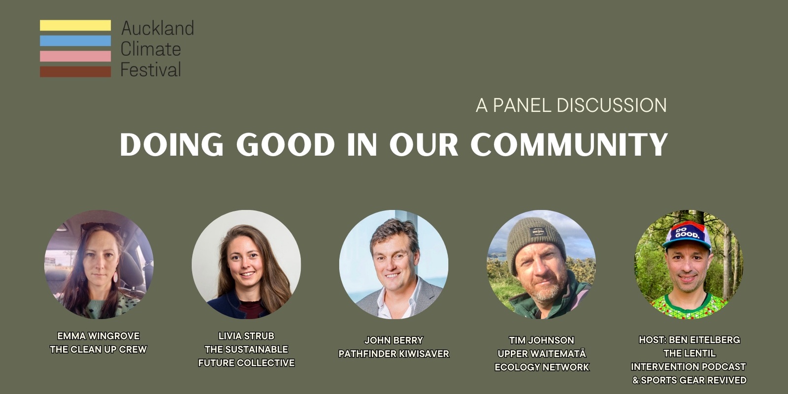 Banner image for Panel Discussion: Doing Good In Our Community