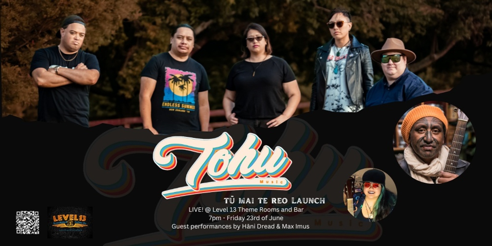 Banner image for Tohu Tū Mai Te Reo Launch at Level 13 Theme Rooms.