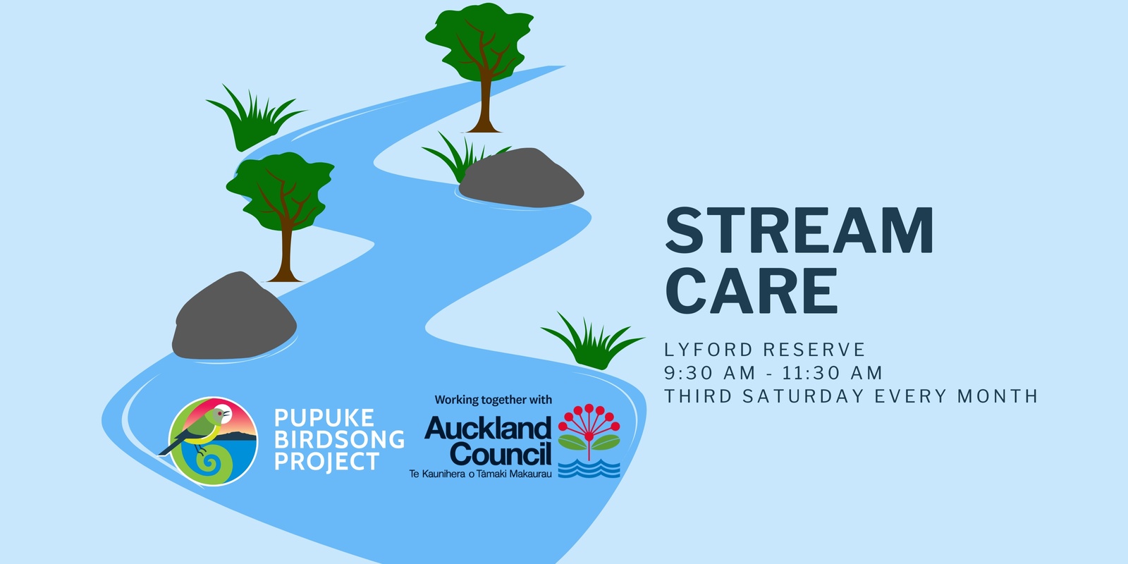 Banner image for Lyford Reserve Stream Care for Flood Readiness