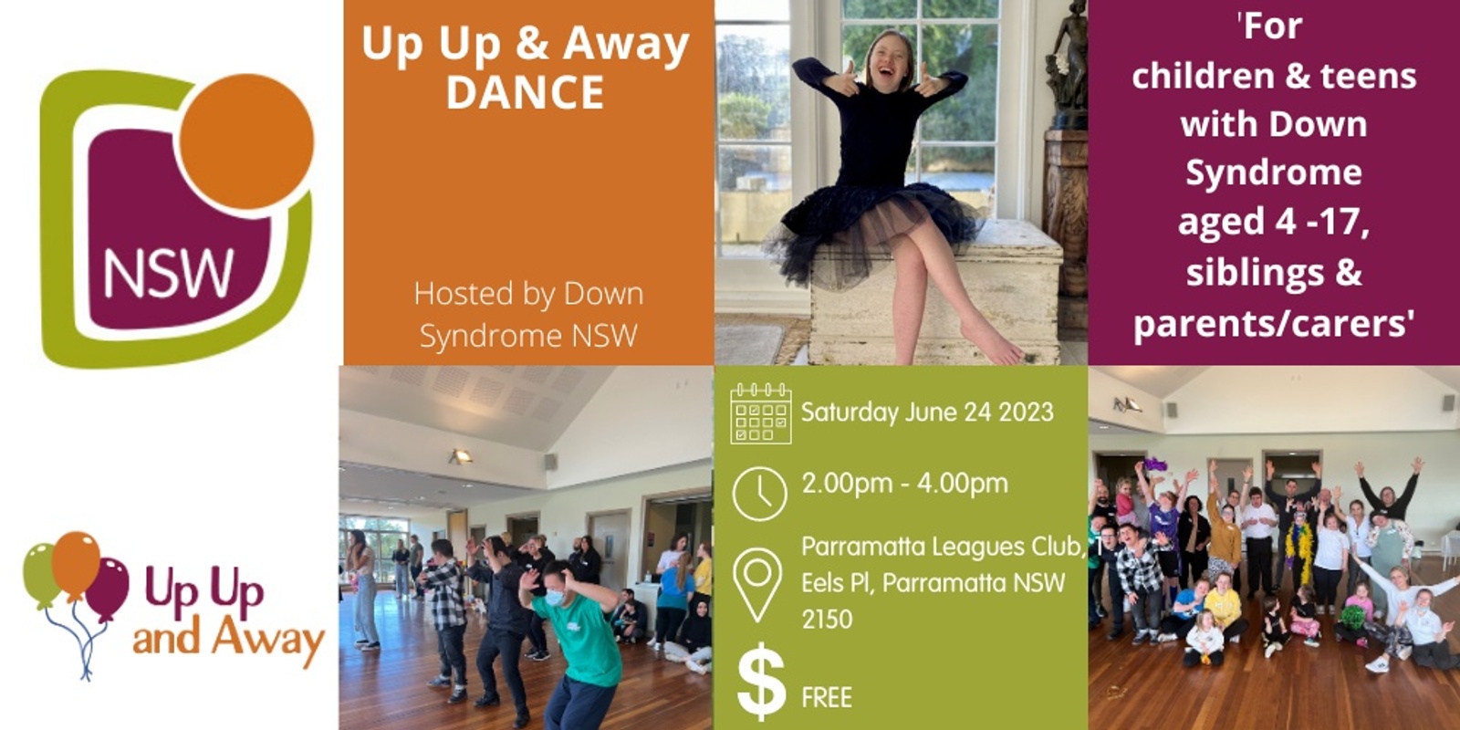 Banner image for Up Up & Away Dance Event