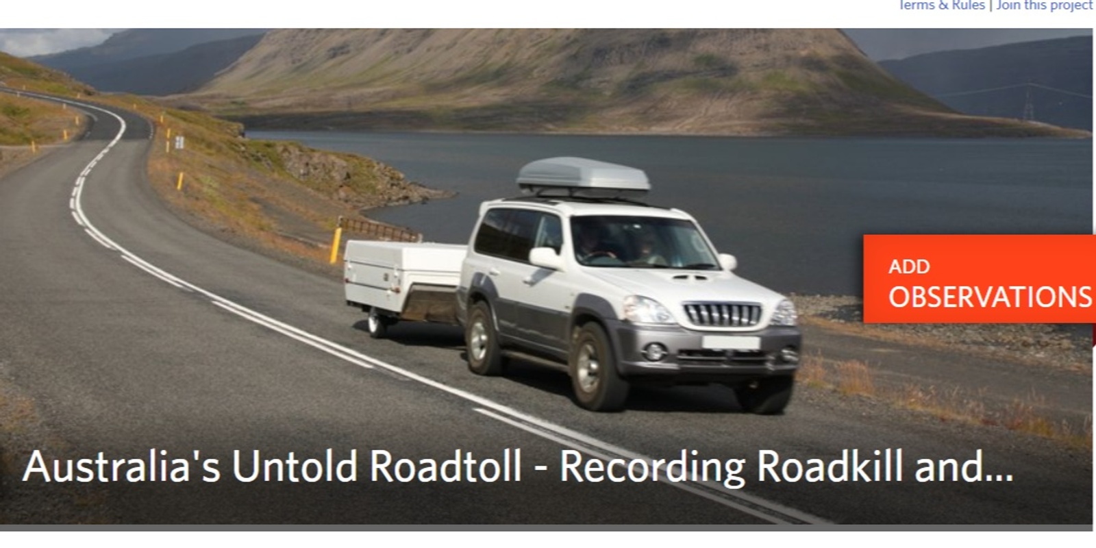 Banner image for Reporting roadkill using iNaturalist phone app