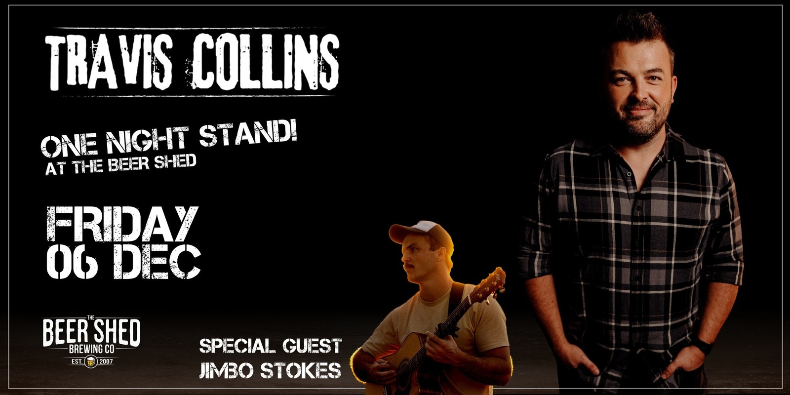 Banner image for Travis Collins Live at The Beer Shed