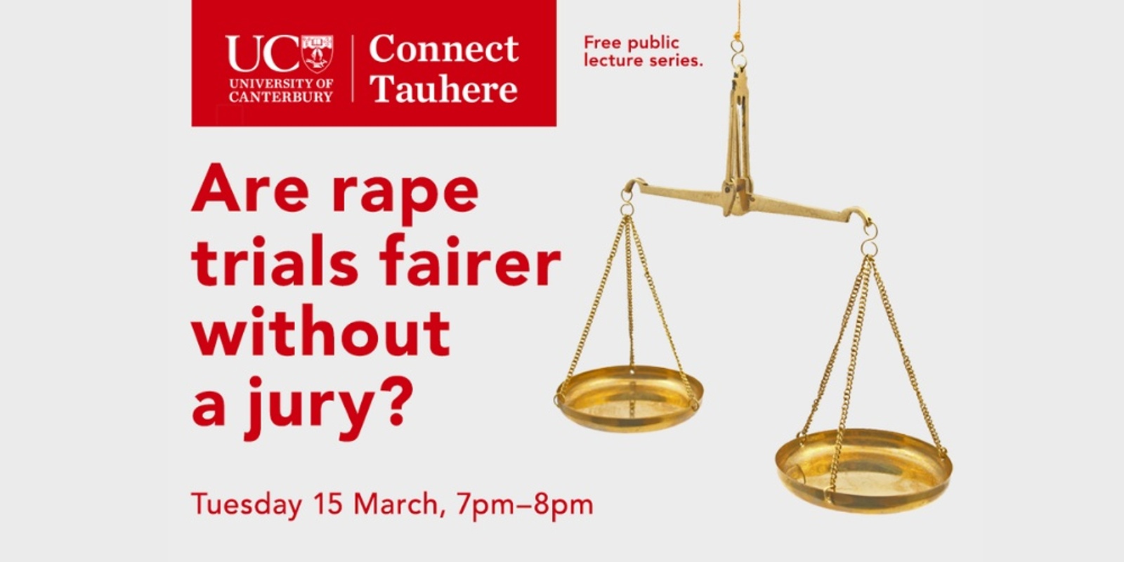 Banner image for  UC Connect:  Are rape trials fairer without a jury?