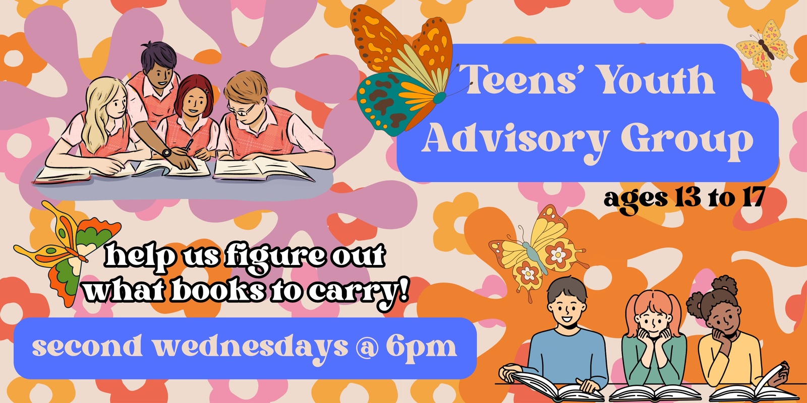 Banner image for BOOK CLUB - Teens' Youth Advisory Group