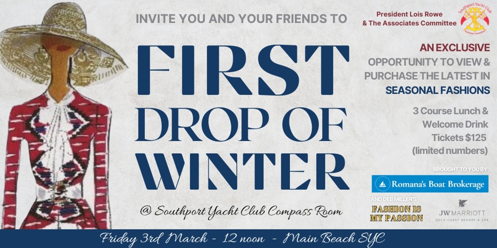 Banner image for FIRST DROP OF WINTER AT SYC - FASHION 23
