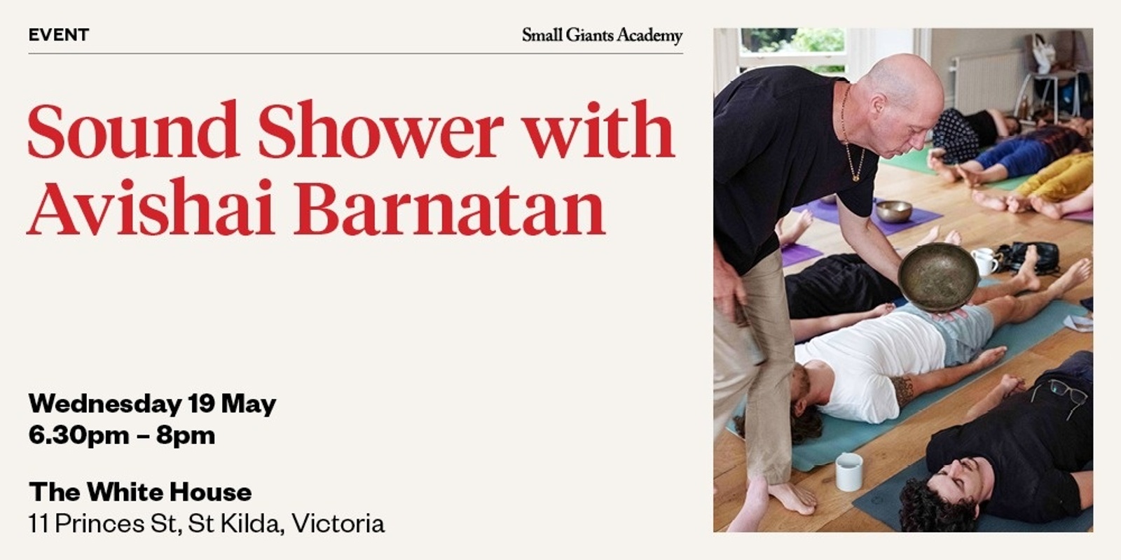 Banner image for Sound Shower with Avishai Barnatan