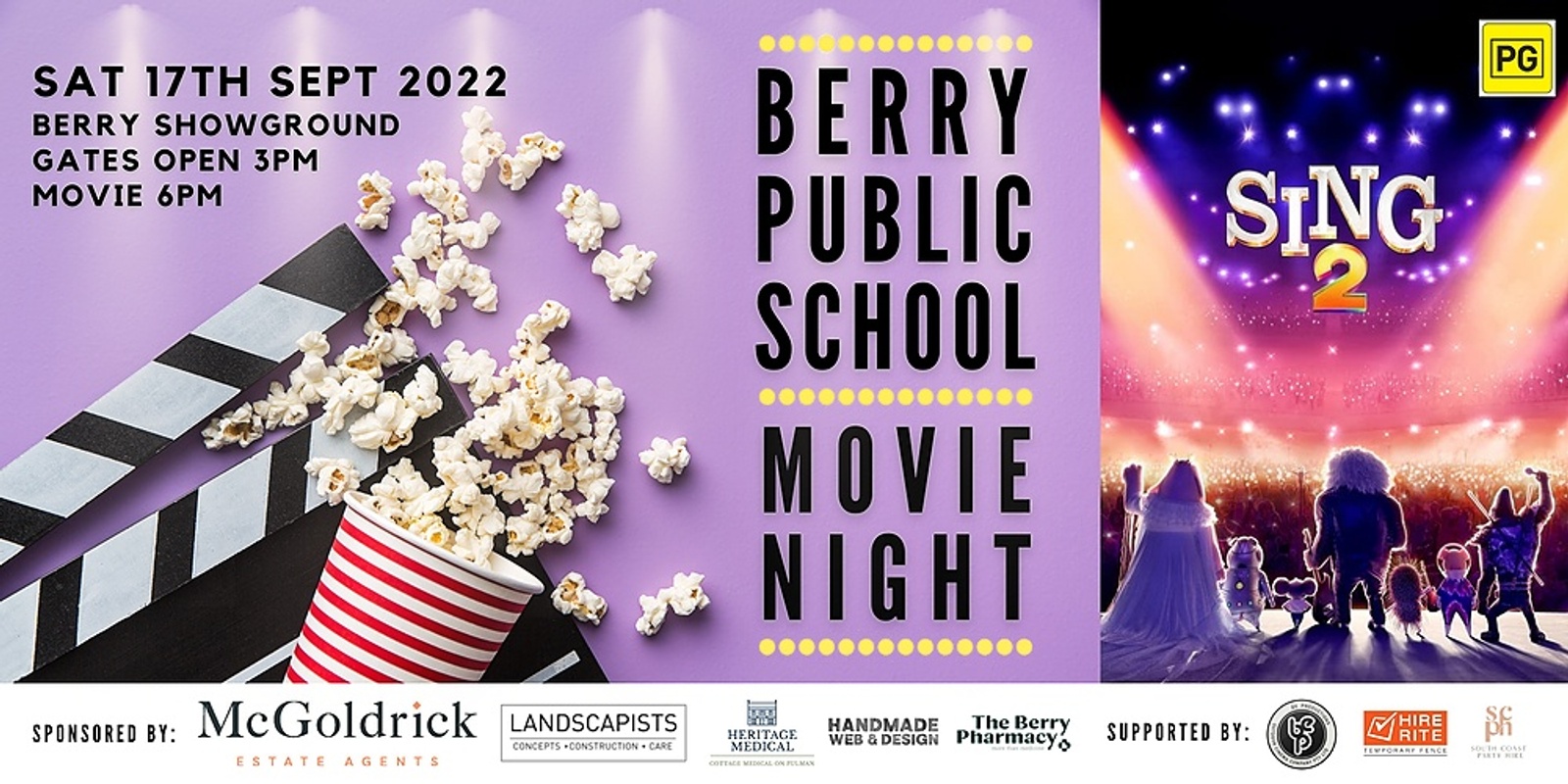 Banner image for Berry Public School P&C Movie Night Fundraiser