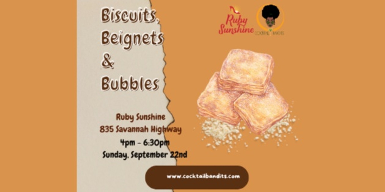 Banner image for Biscuits, Beignets & Bubbles