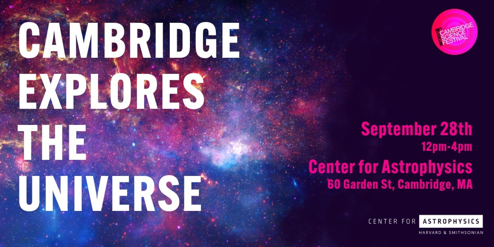 Banner image for Cambridge Explores the Universe