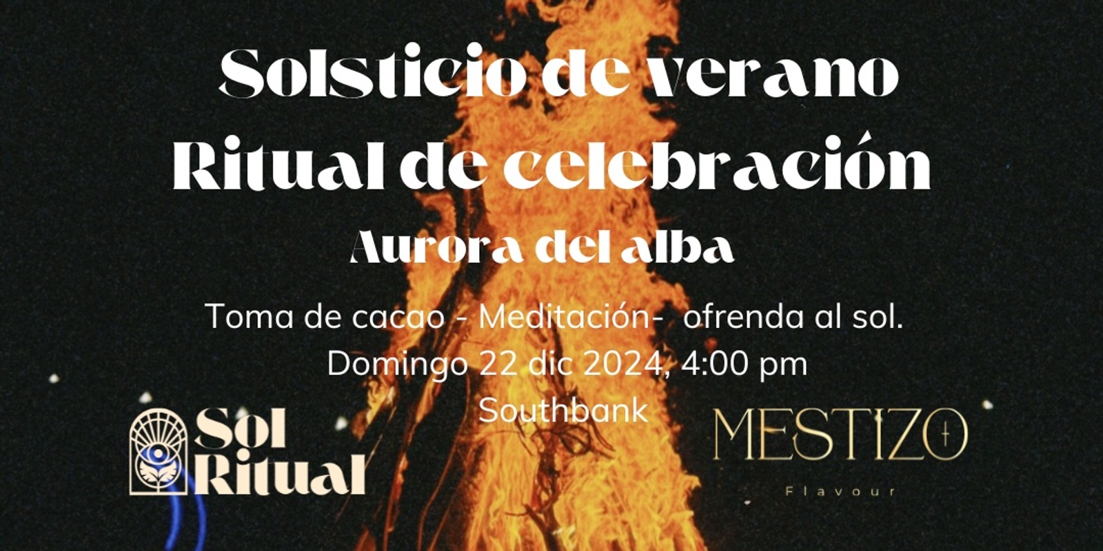 Banner image for SOLSTICIO DE VERANO - RITUAL DE CELEBRACION - AURORA DEL ALBA 