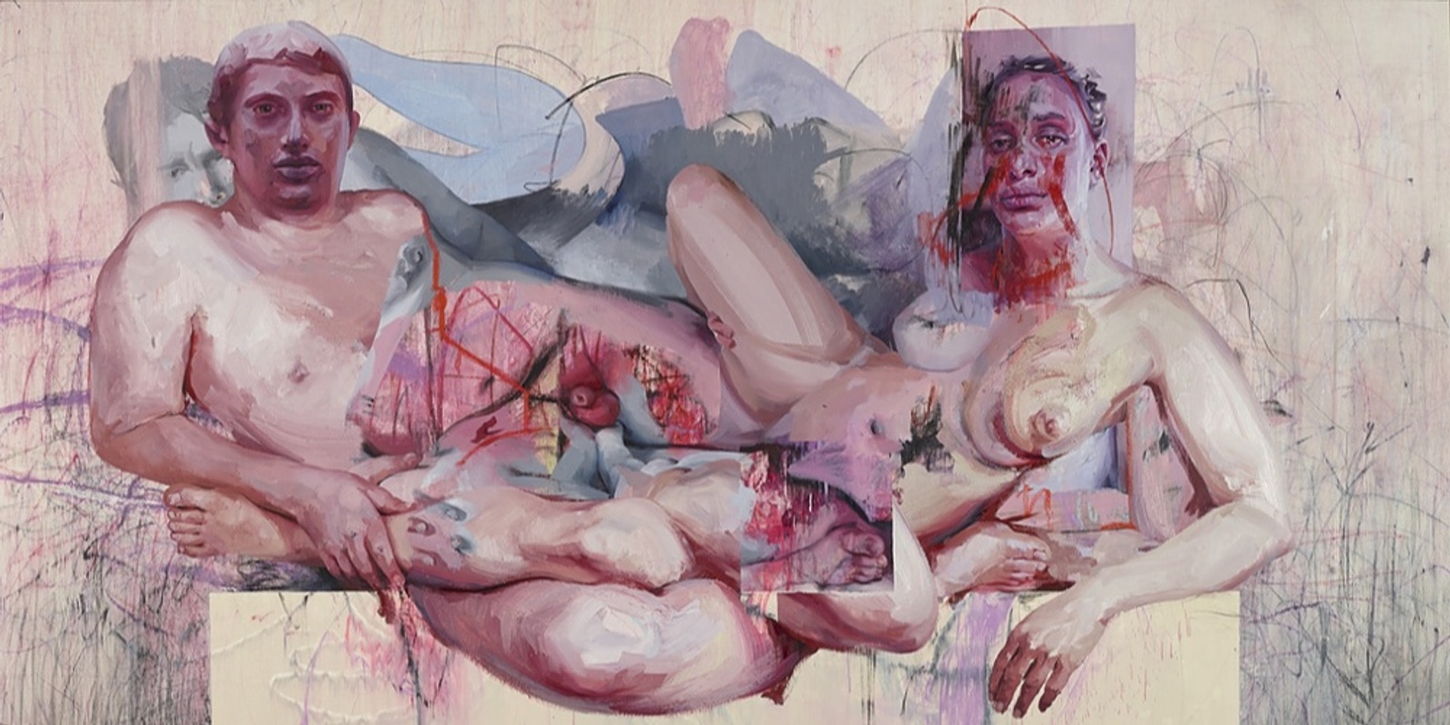 Banner image for 'Here we are' - In conversation with Jenny Saville