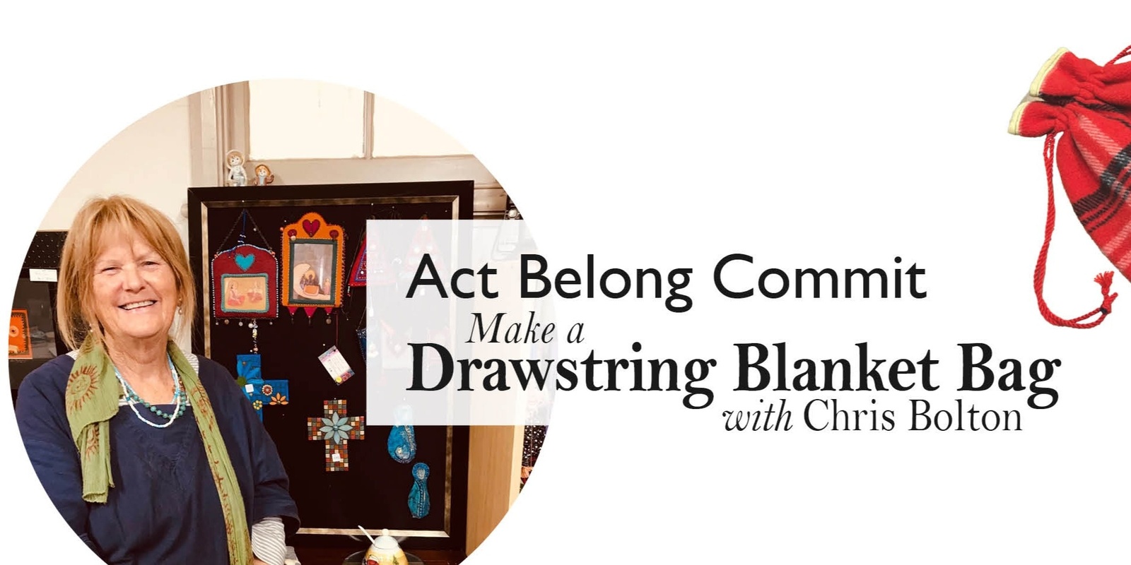 Banner image for Make a Drawstring Blanket Bag with Chris Bolton