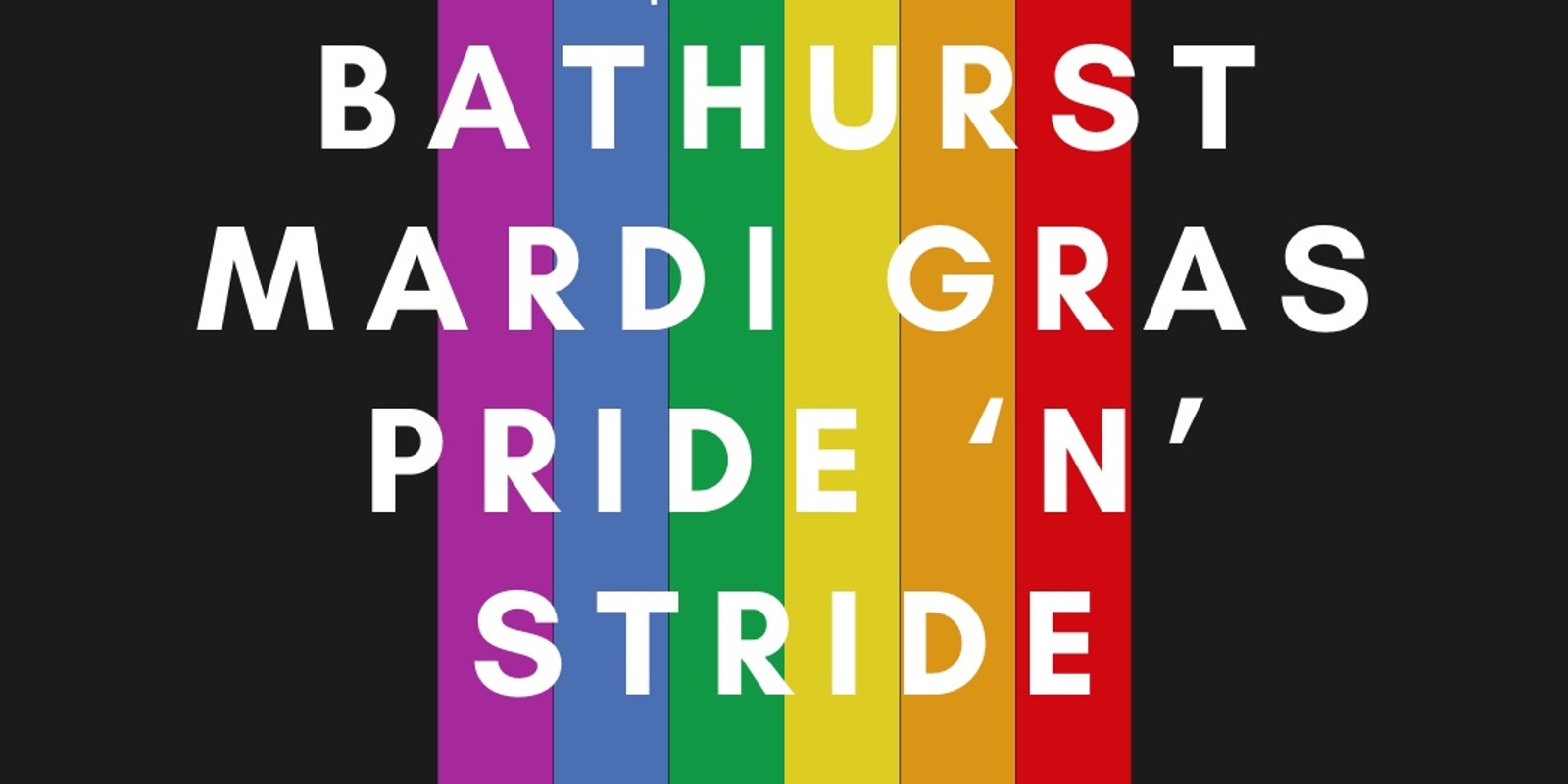 Banner image for Bathurst Mardi Gras: Pride 'n' Stride