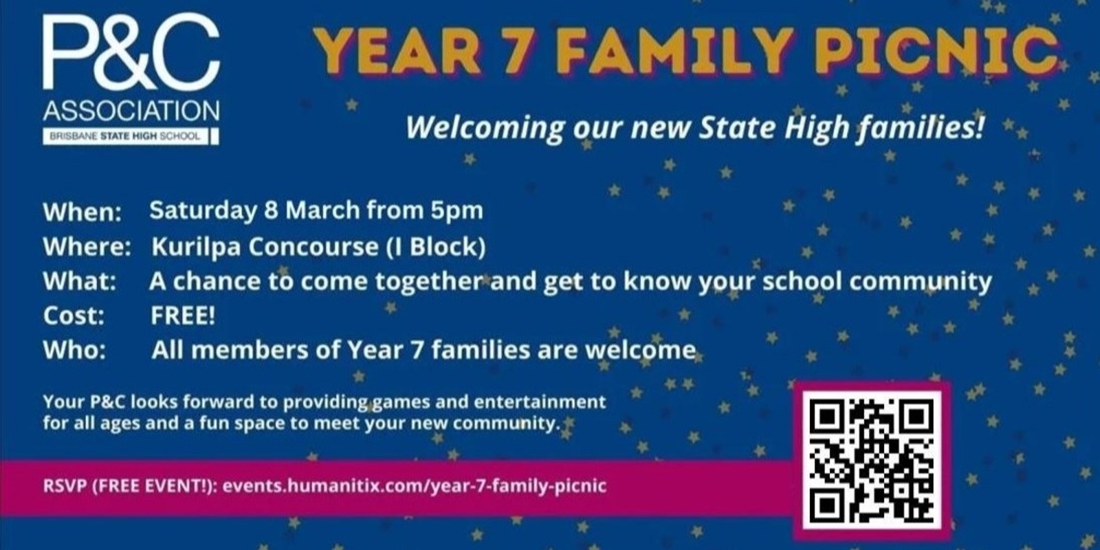 Banner image for Year 7 Family Picnic 2025