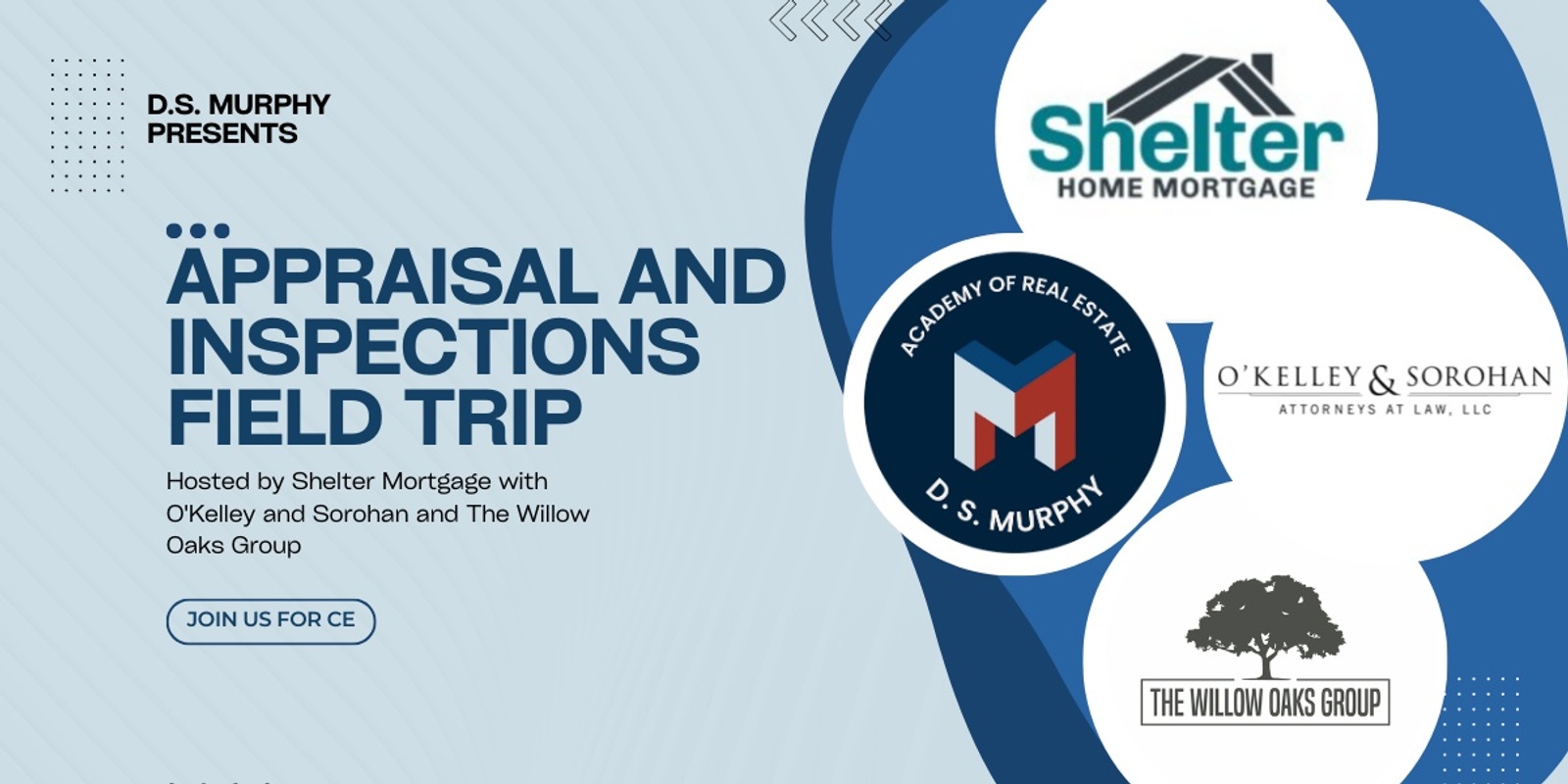 Banner image for Appraisal and Inspections Field Trip with Shelter Mortgage