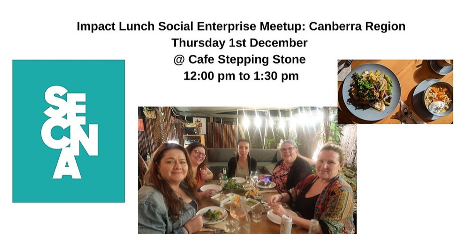 Banner image for Impact Lunch Social Enterprise Meetup: Canberra Region