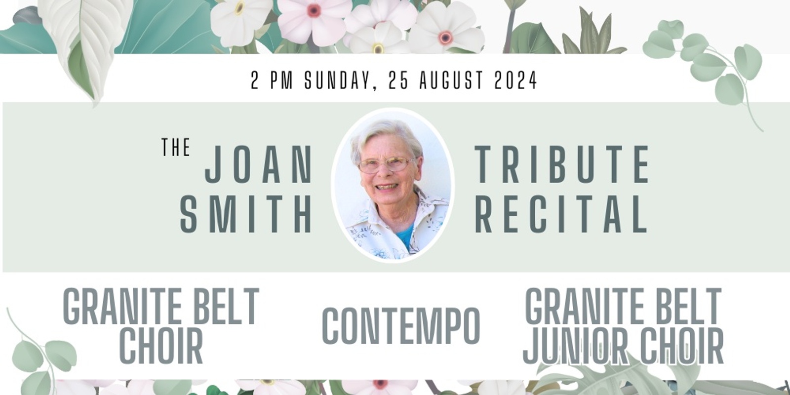 Banner image for THE JOAN SMITH TRIBUTE RECITAL